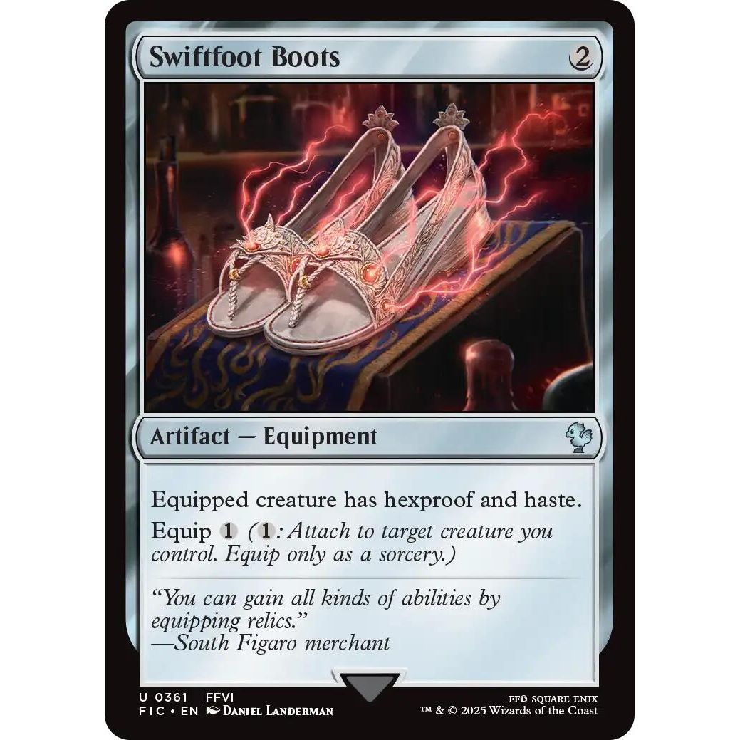 Image for Swiftfoot Boots (Surge Foil) (361) (FIC) - Magic: The Gathering