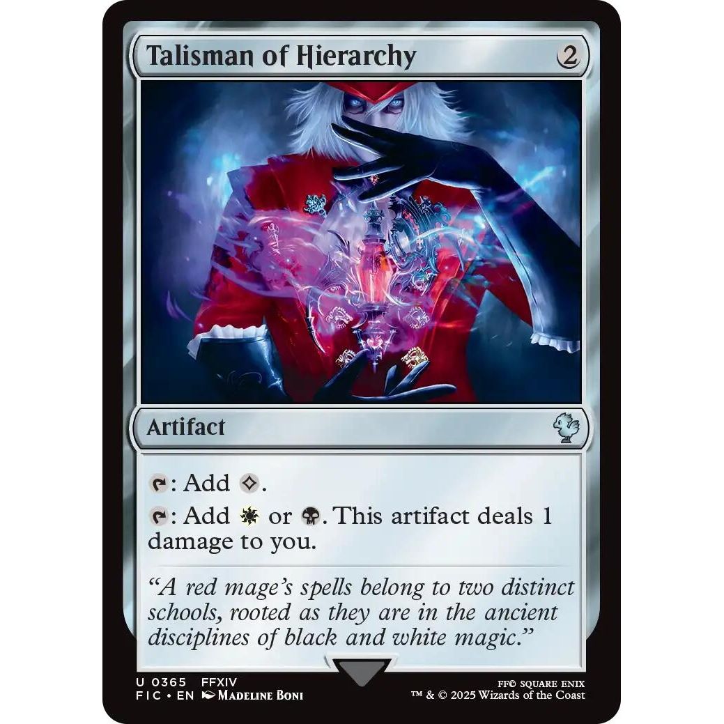 Image for Talisman of Hierarchy (Surge Foil) (365) (FIC) - Magic: The Gathering