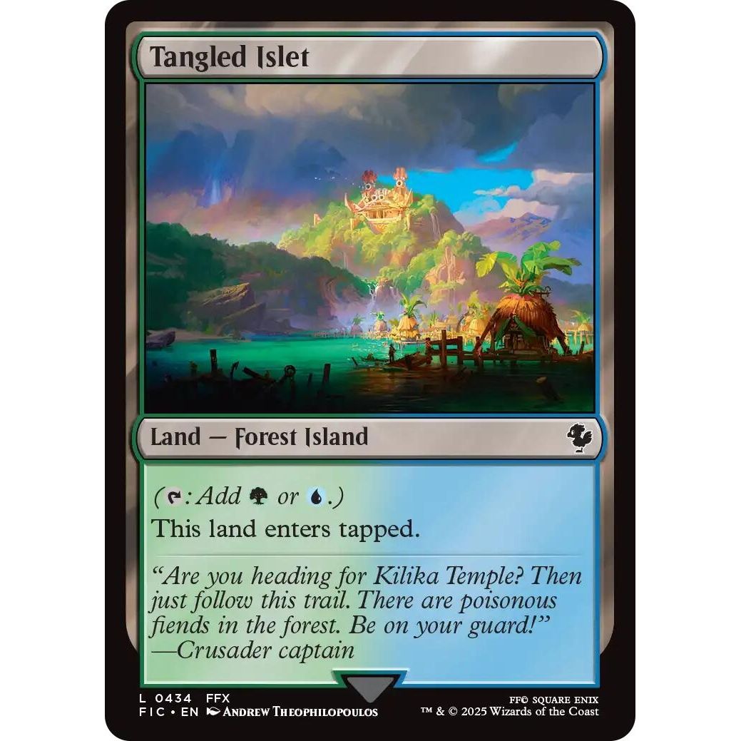 Image for Tangled Islet (Surge Foil) (434) (FIC) - Magic: The Gathering