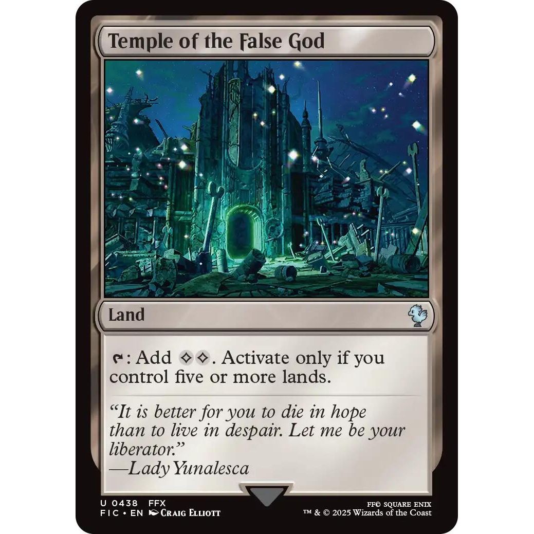 Image for Temple of the False God (Surge Foil) (438) (FIC) - Magic: The Gathering