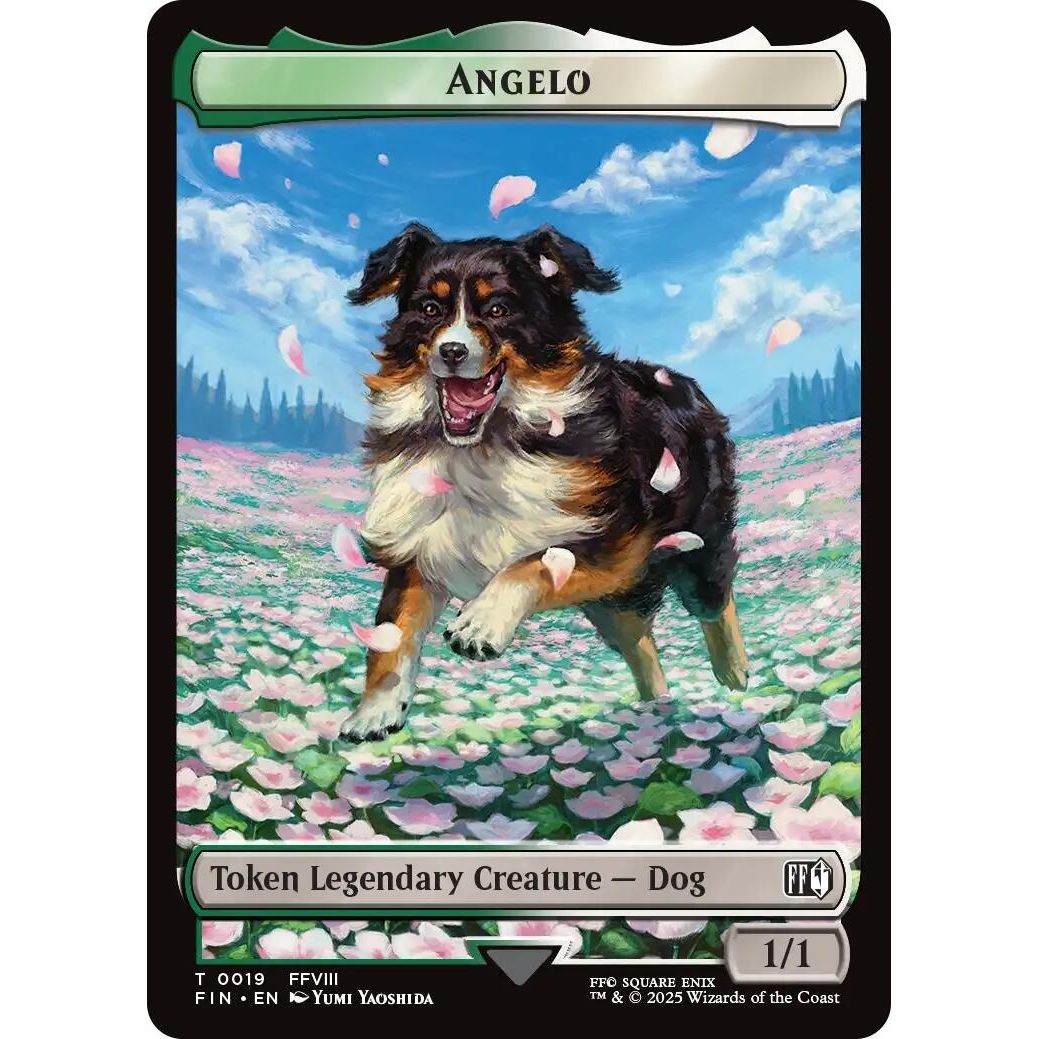 Image for Angelo // Darkstar Double-Sided Token (19 // 20) (FIN) - Magic: The Gathering