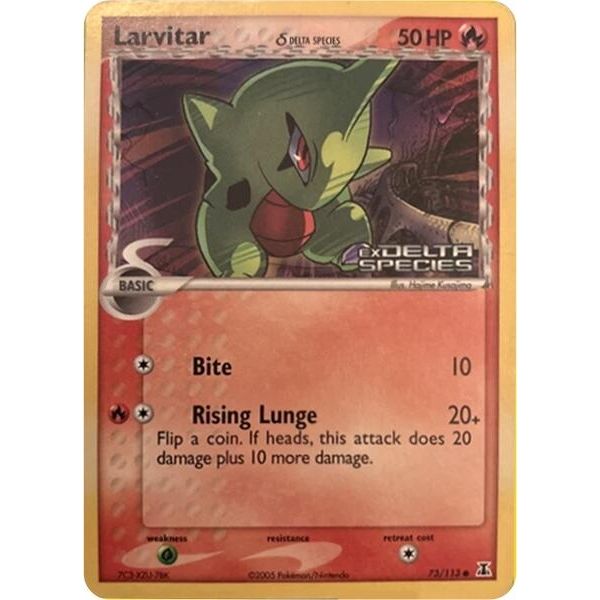 Image for Larvitar (Delta Species Stamp) (73/113) (MCAP) - Pokemon