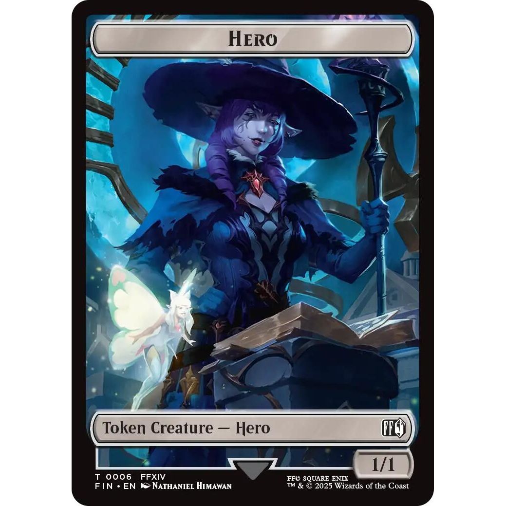 Image for Hero (0006) // Horror Double-Sided Token (6 // 13) (FIN) - Magic: The Gathering