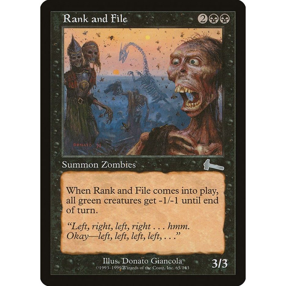 Image for Rank and File (65) (ULG) - Magic: The Gathering