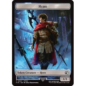 Hero (0007) // Treasure (0023) Double-Sided Token - Final Fantasy TCG (1179)