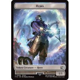 Hero (0008) // Bird (0017) Double-Sided Token - Final Fantasy TCG (1181)