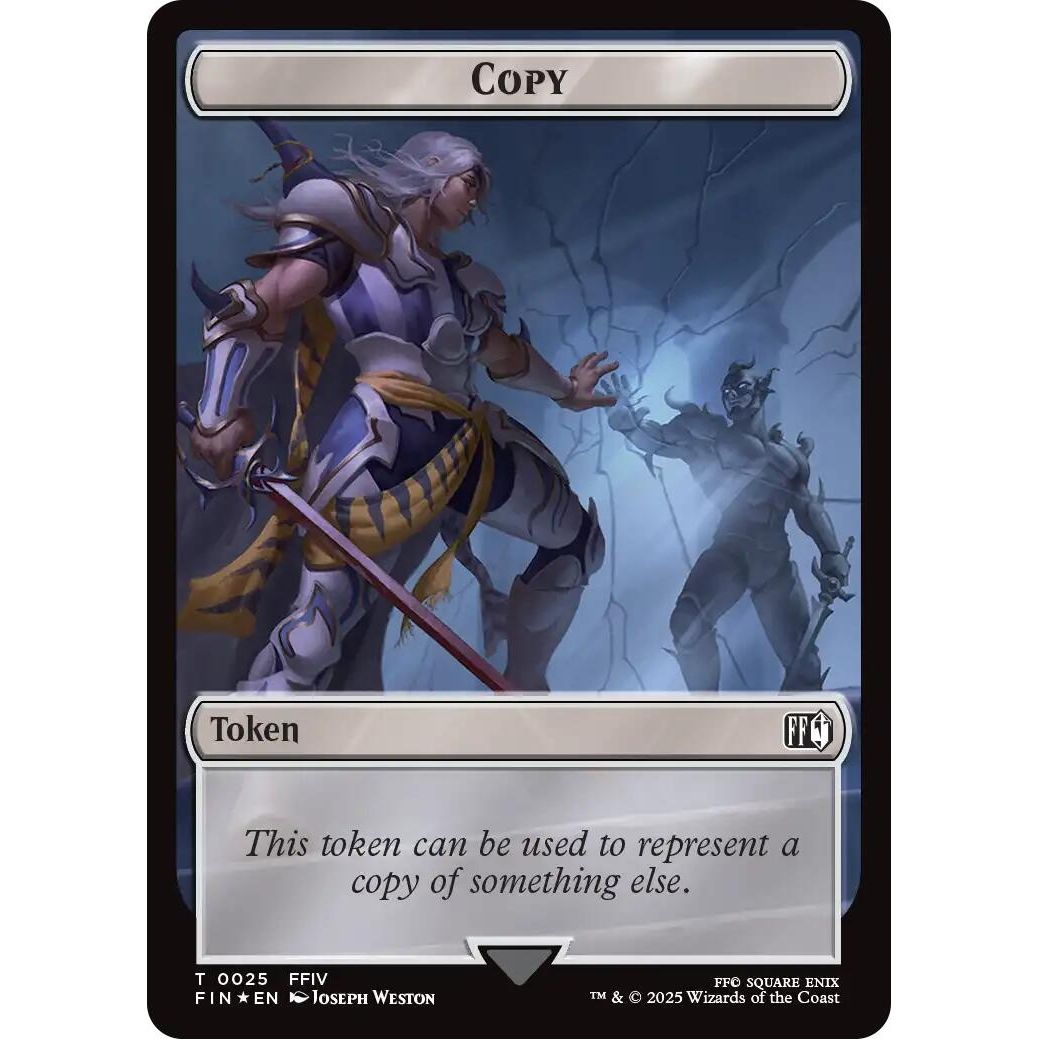 Image for Copy (0025) // Moogle (0034) Double-Sided Token (Surge Foil) (25 // 34) (FIN) - Magic: The Gathering
