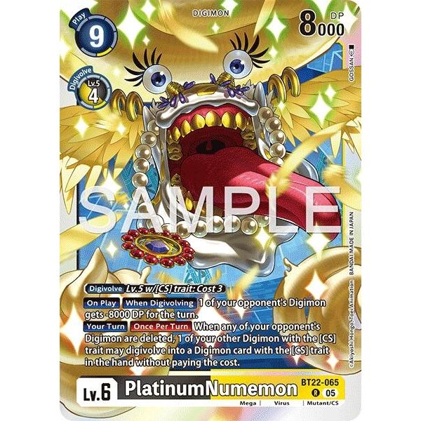 Image for PlatinumNumemon (BT22-065 R) (BT22) - Digimon Card Game