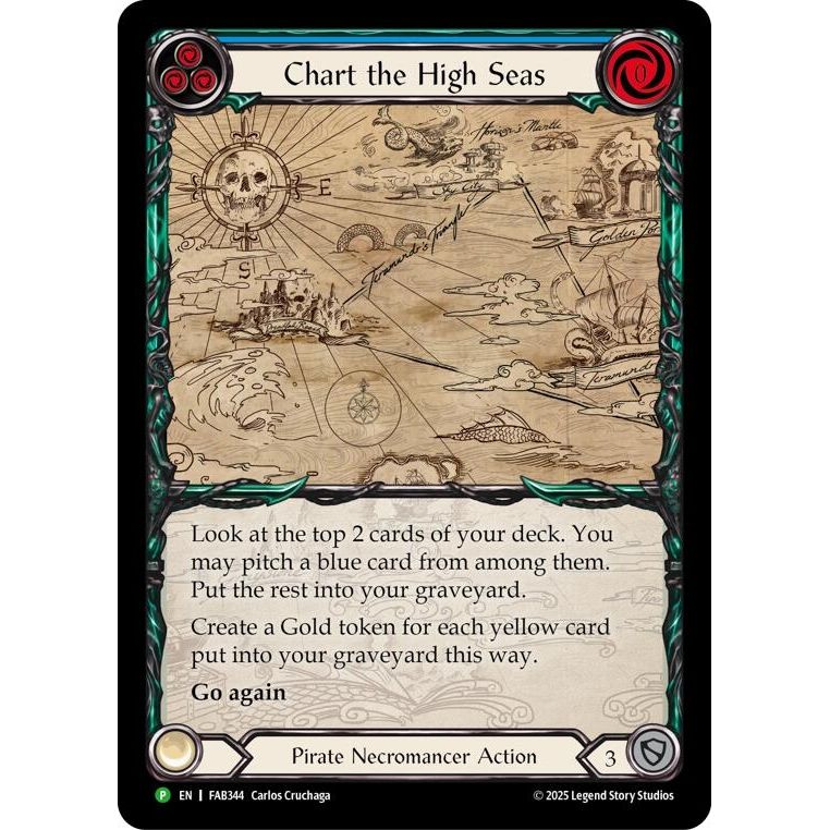 Image for Chart the High Seas - FAB344 (FAB344) (PR) - Flesh and Blood TCG