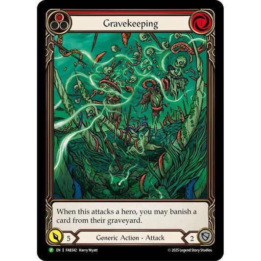 Image for Gravekeeping (Red) - FAB342 (FAB342) (PR) - Flesh and Blood TCG