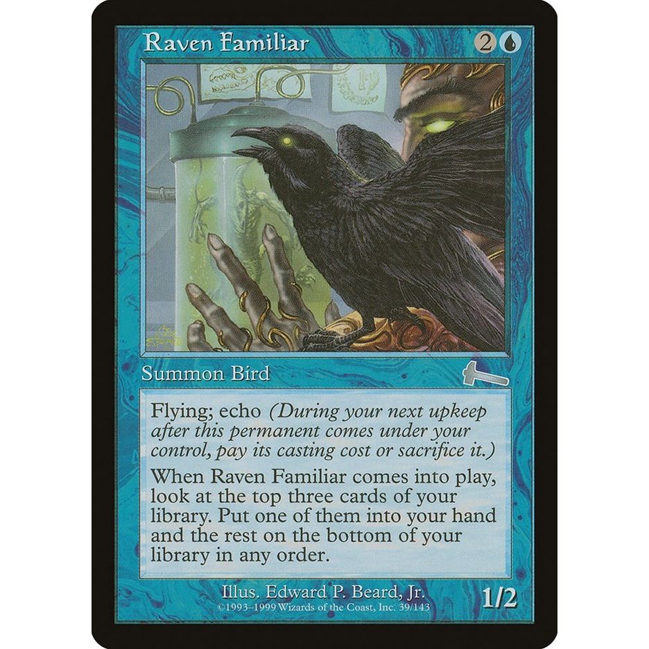 Image for Raven Familiar (39) (ULG) - Magic: The Gathering