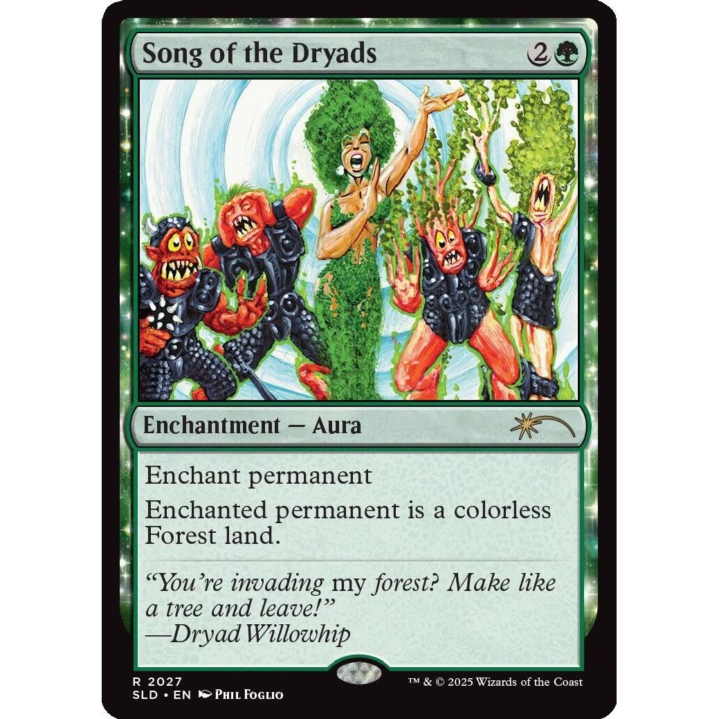 Image for Song of the Dryads (2027) (2027) (SLD) - Magic: The Gathering