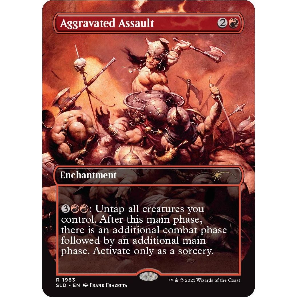 Image for Aggravated Assault (1983) (1983) (SLD) - Magic: The Gathering