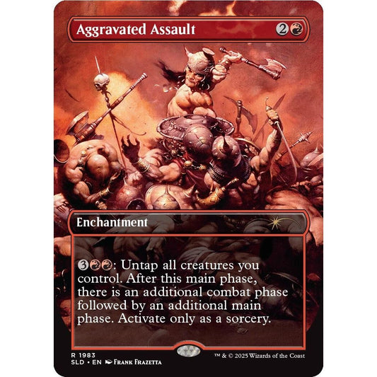 Image for Aggravated Assault (1983) (1983) (SLD) - Magic: The Gathering