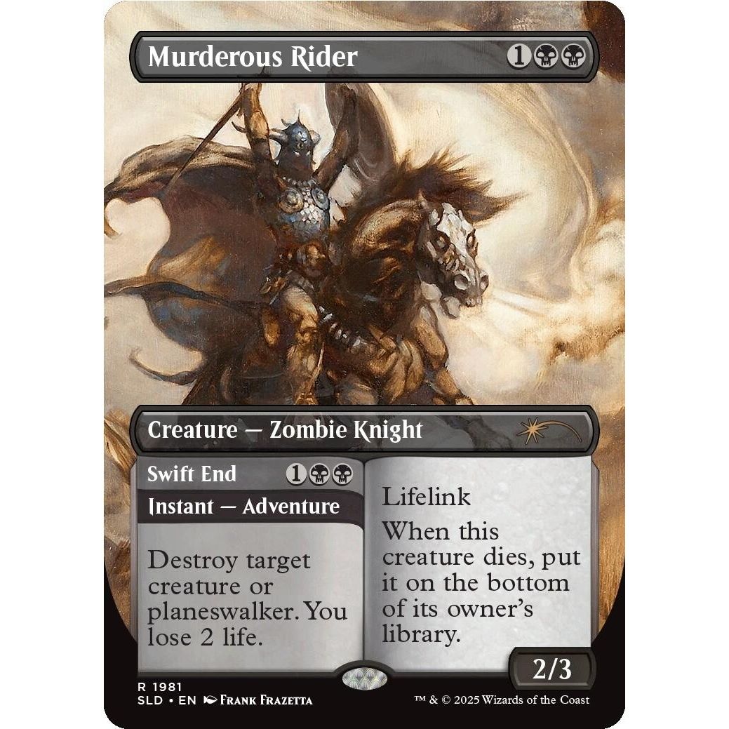 Image for Murderous Rider (1981) (1981) (SLD) - Magic: The Gathering