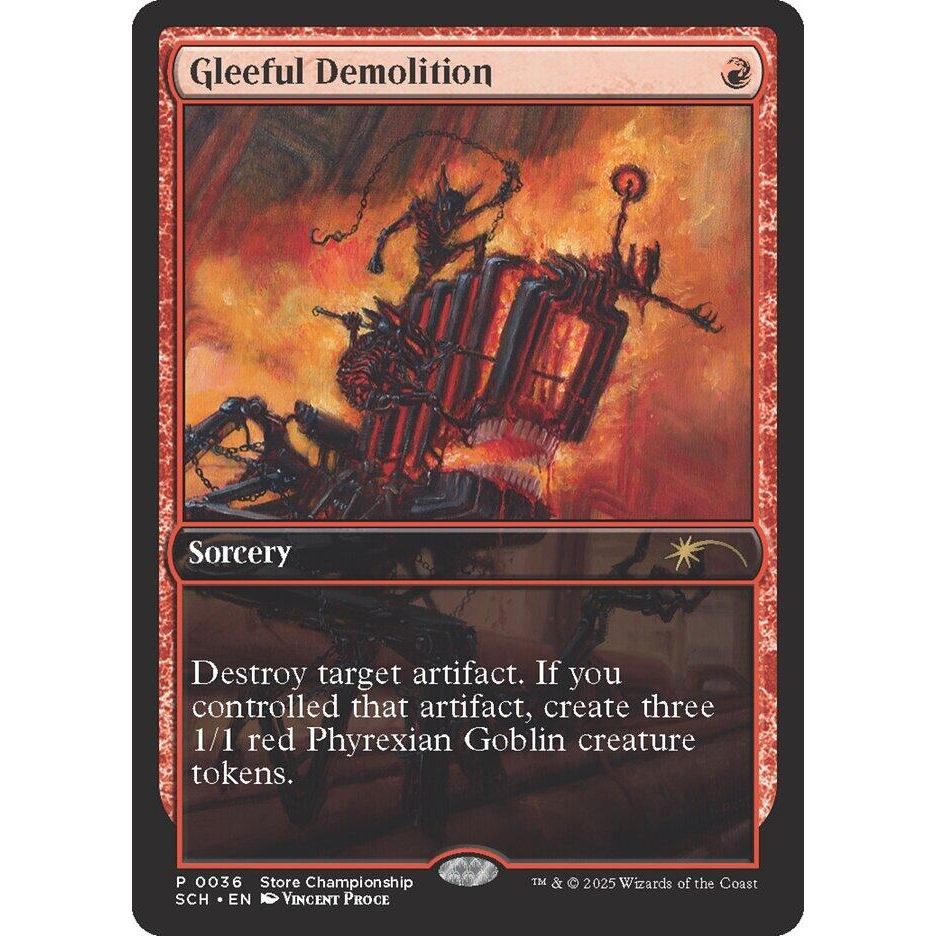 Image for Gleeful Demolition (36) (GAME) - Magic: The Gathering