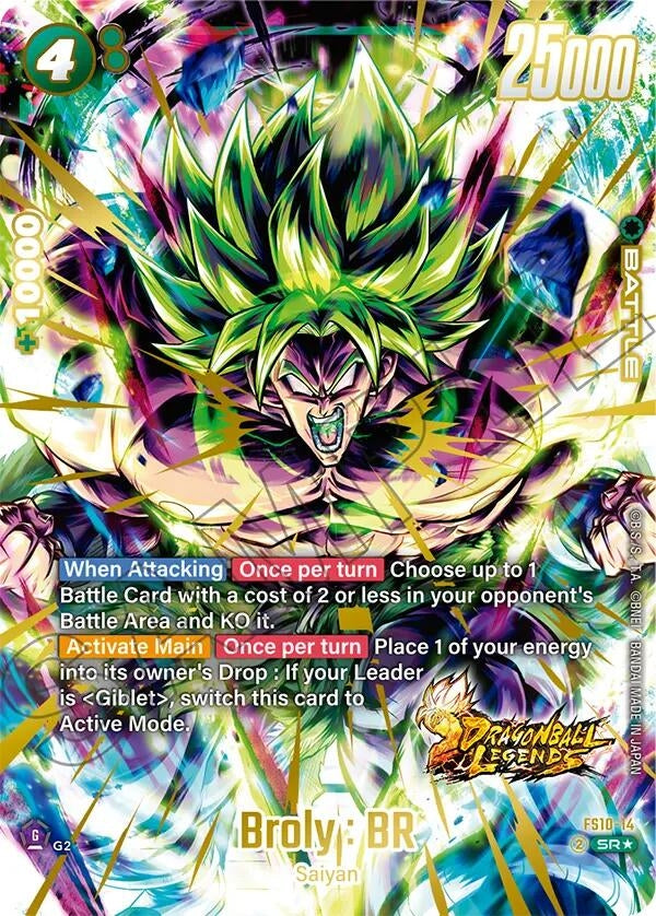 Image for Broly : BR (Bonus Pack Alternate Art) (FS10-14) (FS10) - Dragon Ball Super: Fusion World