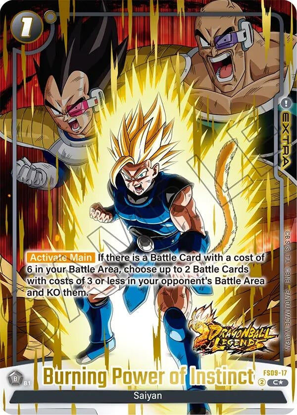Image for Burning Power of Instinct (Bonus Pack Alternate Art) (FS09-17) (FS09) - Dragon Ball Super: Fusion World