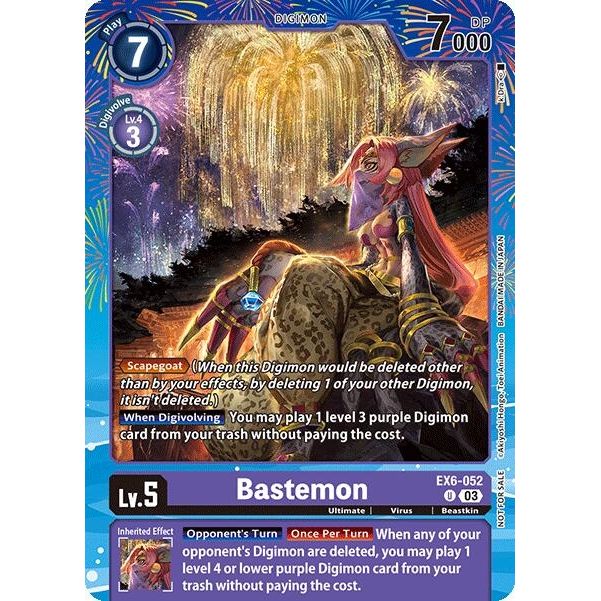 Image for Bastemon (Regulation Battle Vol. 2) (EX6-052 U) (D-PR) - Digimon Card Game