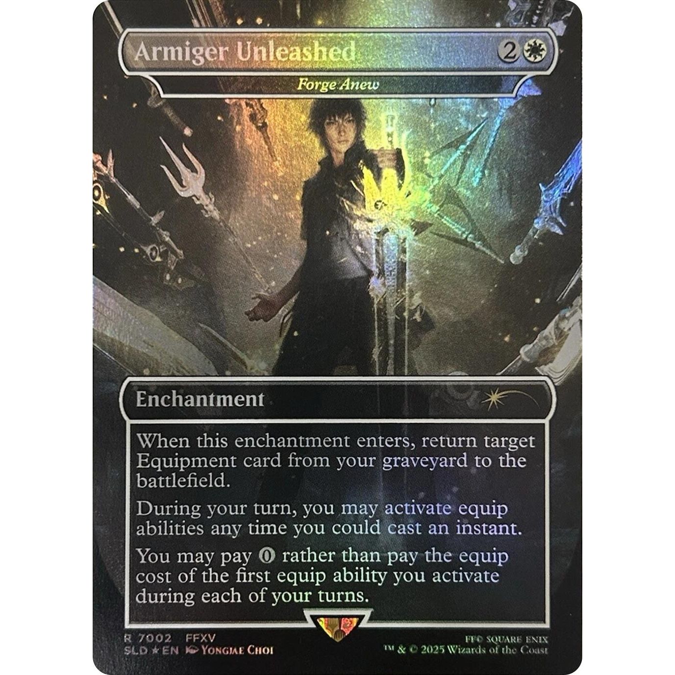 Image for Armiger Unleashed - Forge Anew (Rainbow Foil) (7002) (SLD) - Magic: The Gathering
