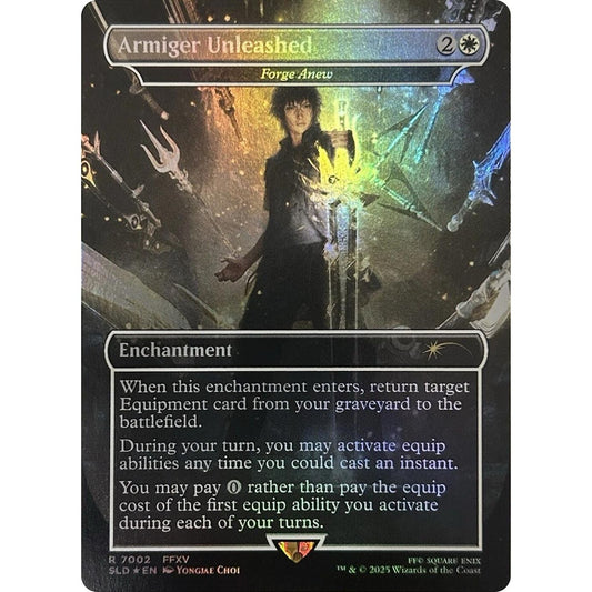 Image for Armiger Unleashed - Forge Anew (Rainbow Foil) (7002) (SLD) - Magic: The Gathering