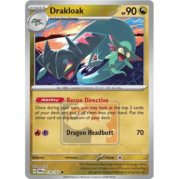 Image for Drakloak (129/167) (PR) - Pokemon