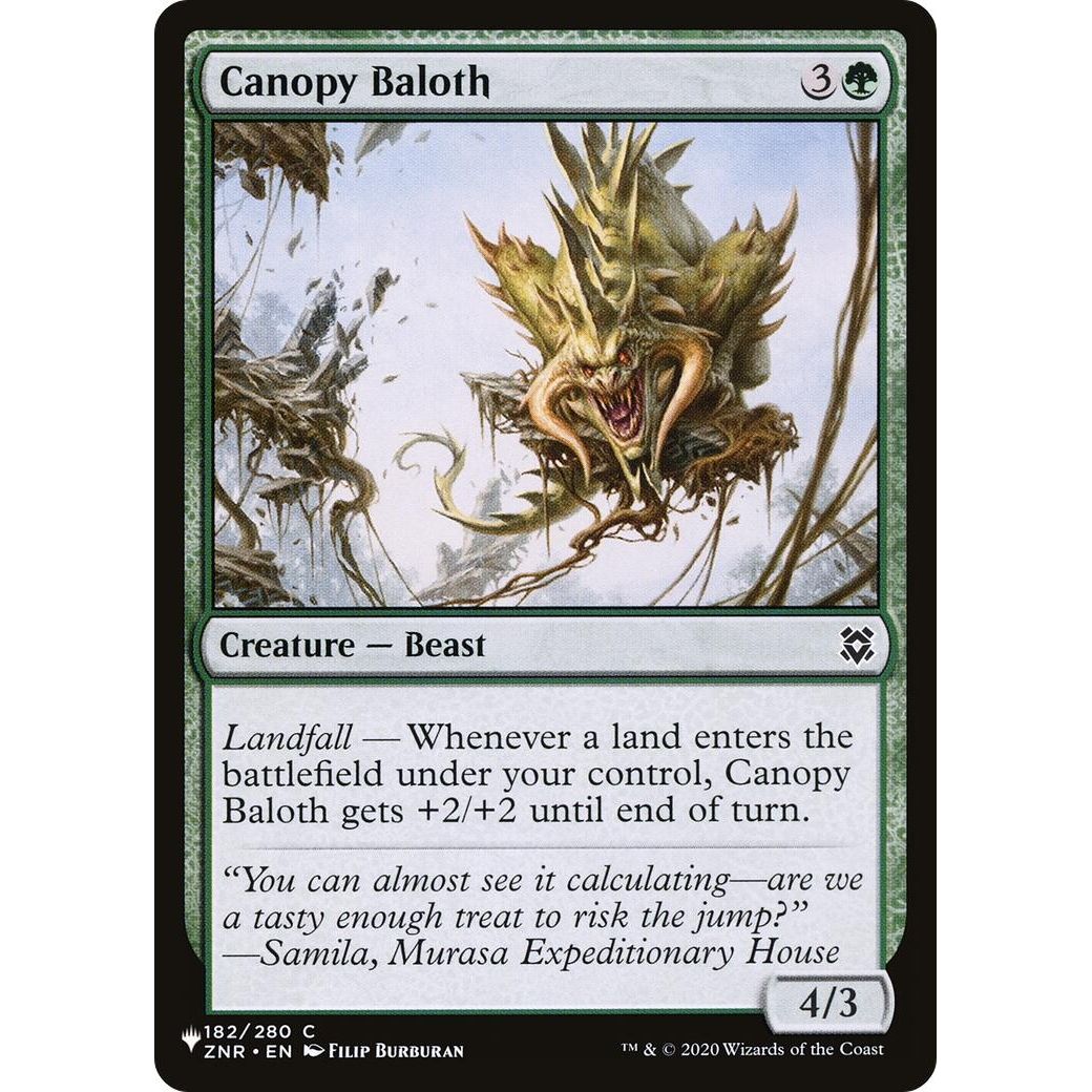 Image for Canopy Baloth (182/280) (LIST) - Magic: The Gathering