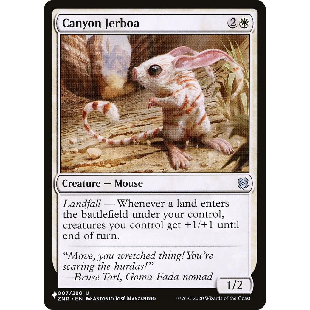Image for Canyon Jerboa (007/280) (LIST) - Magic: The Gathering