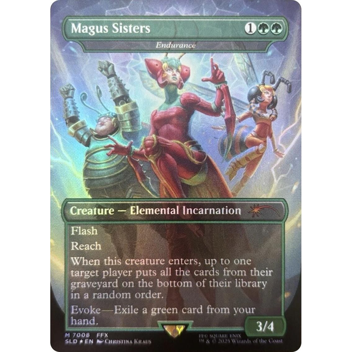 Image for Magus Sisters - Endurance (Rainbow Foil) (7008) (SLD) - Magic: The Gathering
