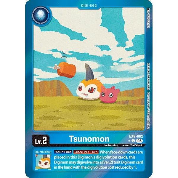 Image for Tsunomon (Limited Foil) (EX9-002 C) (EX09) - Digimon Card Game