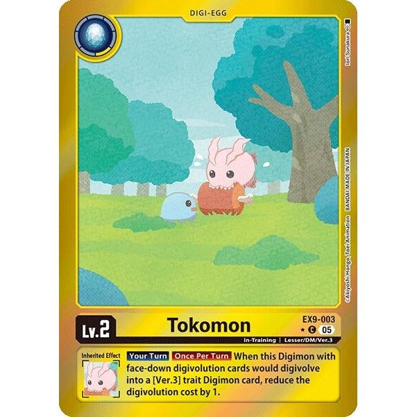Image for Tokomon (Limited Foil) (EX9-003 C) (EX09) - Digimon Card Game
