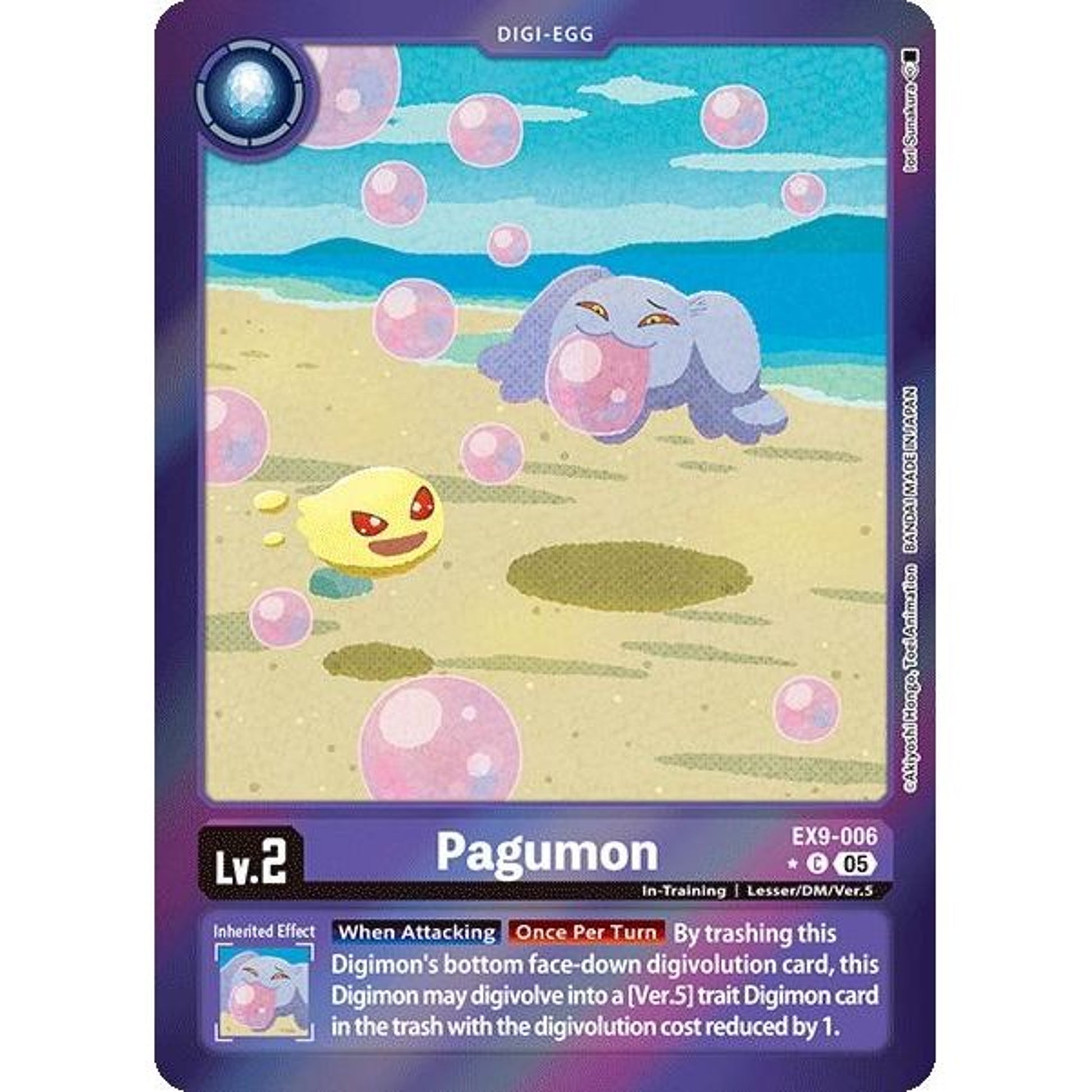 Image for Pagumon (Limited Foil) (EX9-006 C) (EX09) - Digimon Card Game