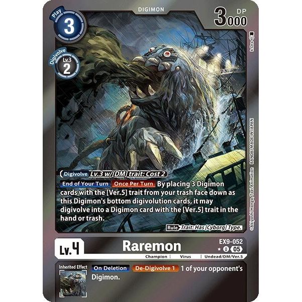 Image for Raremon (Limited Foil) (EX9-052 U) (EX09) - Digimon Card Game