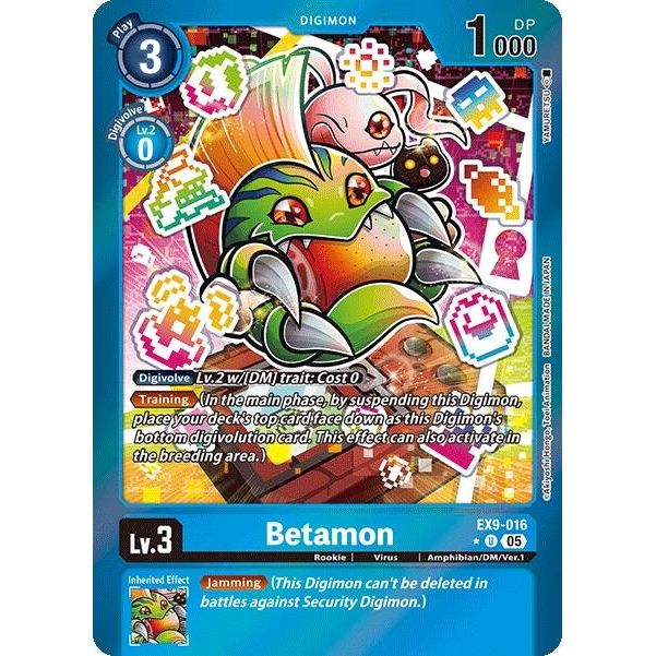 Image for Betamon (Limited Foil) (EX9-016 U) (EX09) - Digimon Card Game