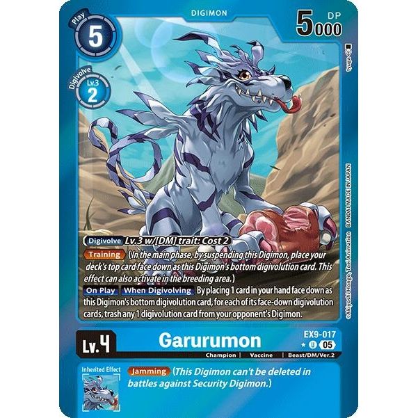 Image for Garurumon (Limited Foil) (EX9-017) (EX09) - Digimon Card Game
