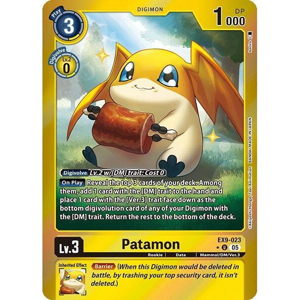 Image for Patamon (Limited Foil) (EX9-023 U) (EX09) - Digimon Card Game