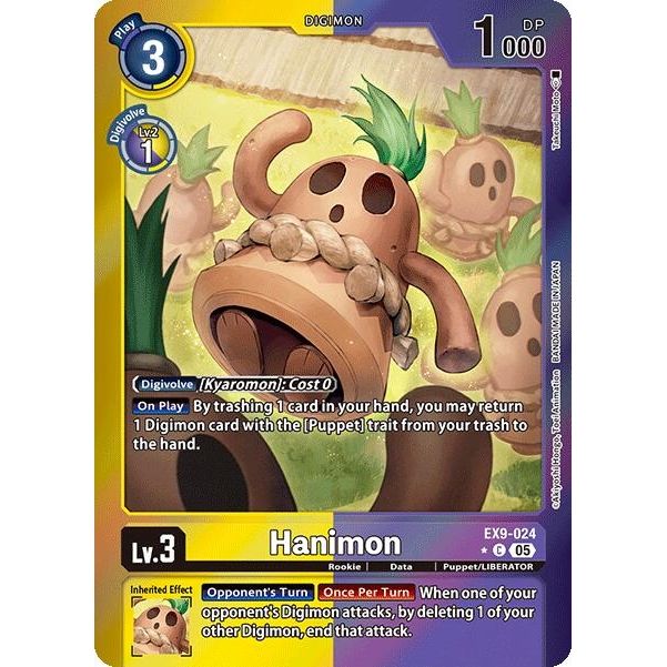 Image for Hanimon (Limited Foil) (EX9-024 C) (EX09) - Digimon Card Game