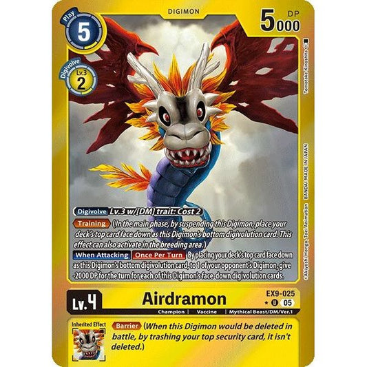 Image for Airdramon (Limited Foil) (EX9-025 U) (EX09) - Digimon Card Game