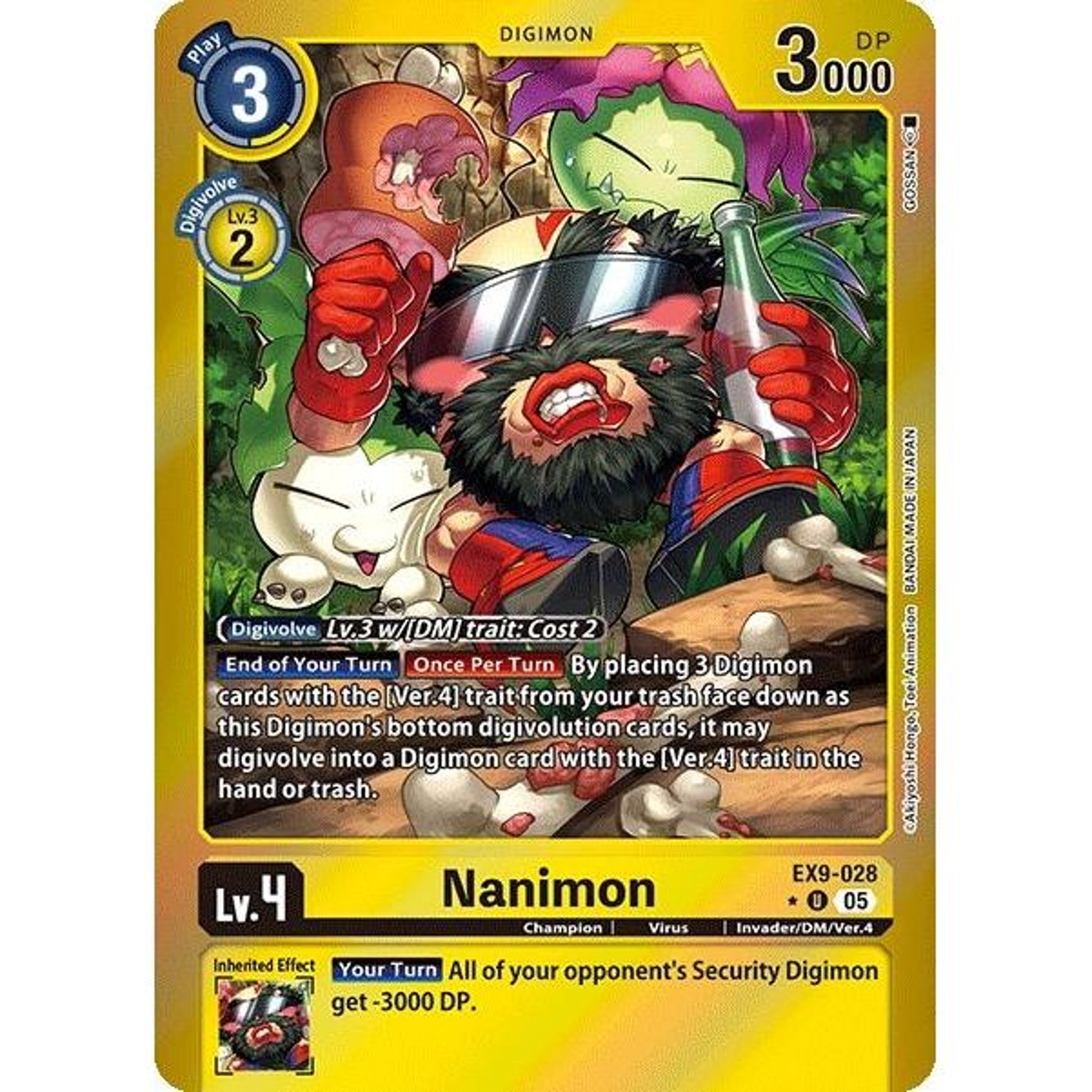 Image for Nanimon (Limited Foil) (EX9-028 U) (EX09) - Digimon Card Game