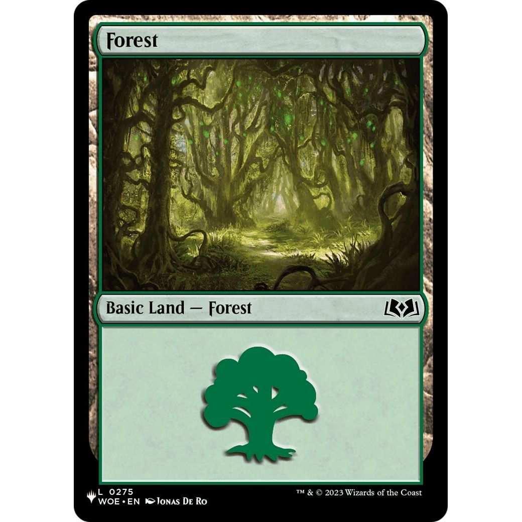Image for Forest (0275) (WOE) (275) (LIST) - Magic: The Gathering