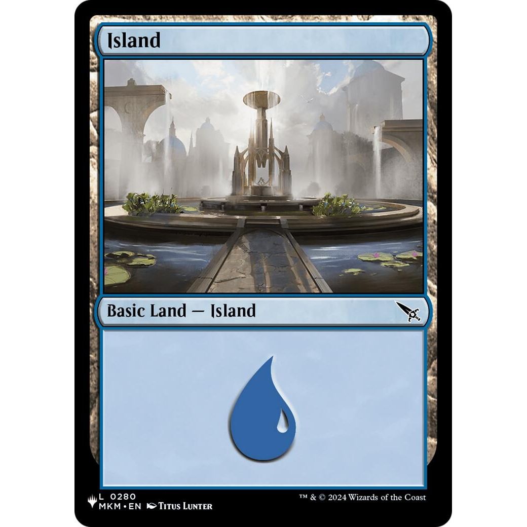 Image for Island (MKM) (280) (LIST) - Magic: The Gathering