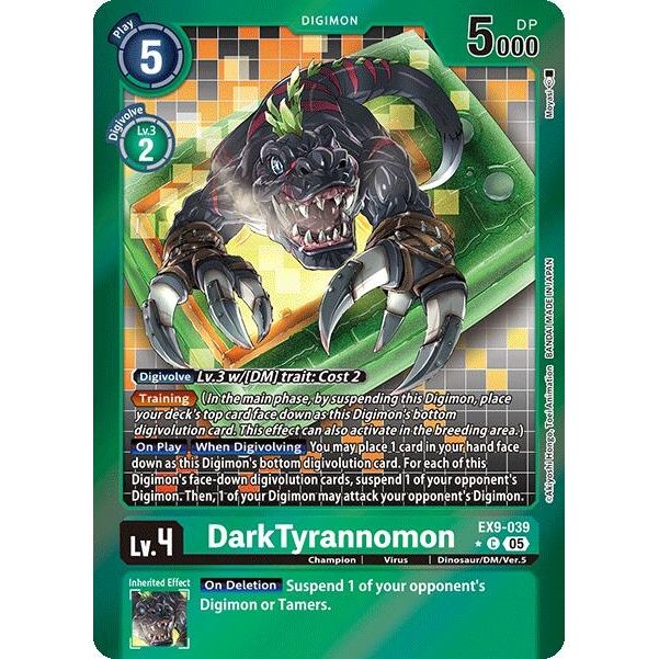 Image for DarkTyrannomon (Limited Foil) (EX9-039 C) (EX09) - Digimon Card Game
