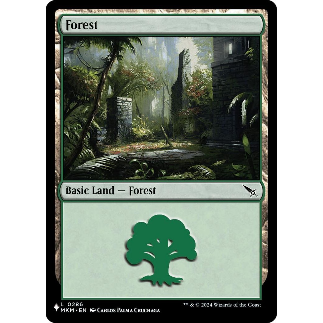 Image for Forest (MKM) (286) (LIST) - Magic: The Gathering
