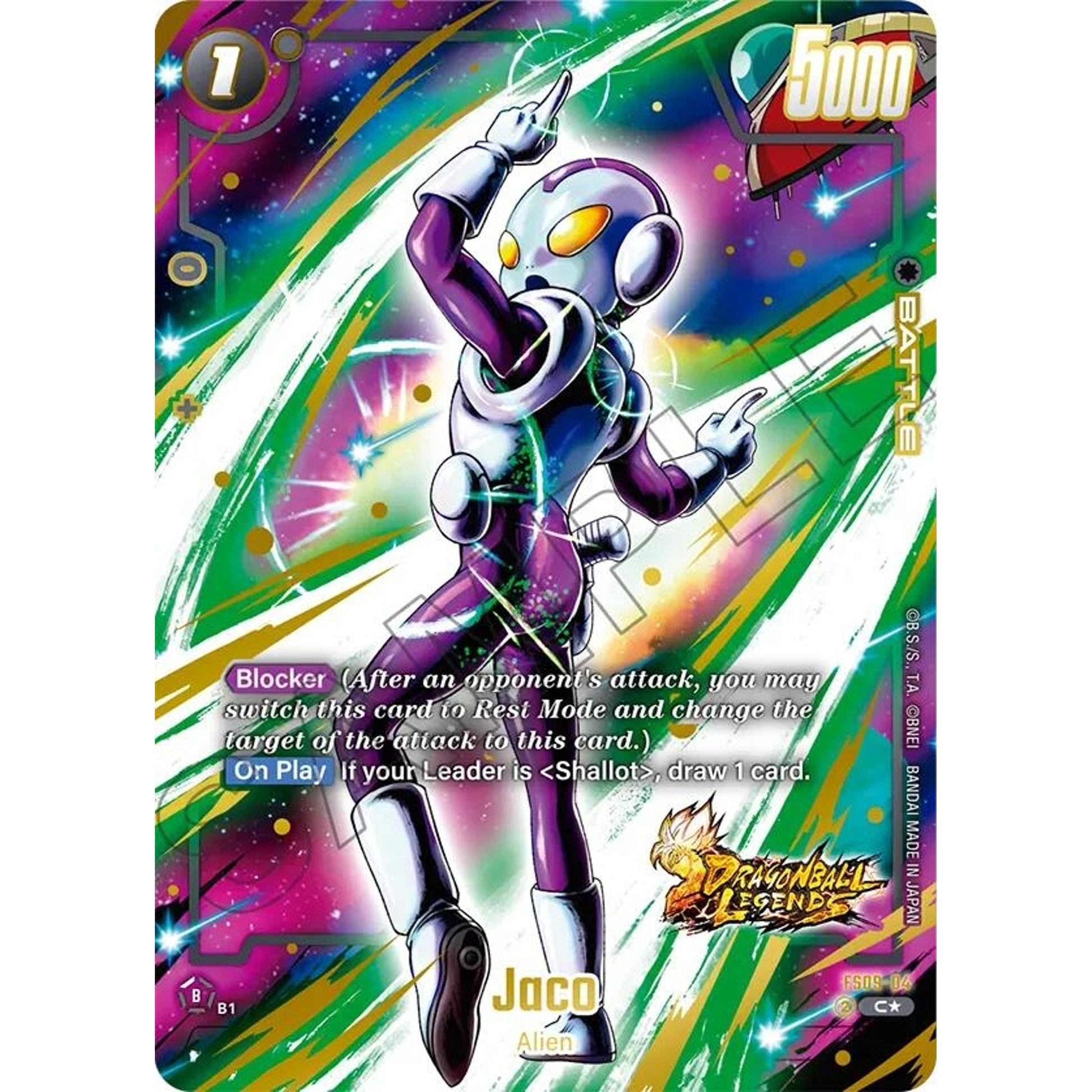 Image for Jaco (Bonus Pack Alternate Art) (FS09-04) (FS09) - Dragon Ball Super: Fusion World