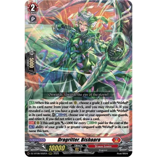 Image for Dragritter, Bishaara (DZ-BT08/002EN) (DZ-BT08) - Cardfight Vanguard