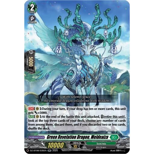 Image for Green Revelation Dragon, Meldeaiza (DZ-BT08/035EN) (DZ-BT08) - Cardfight Vanguard