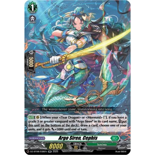 Image for Argo Siren, Cephis (DZ-BT08/038EN) (DZ-BT08) - Cardfight Vanguard