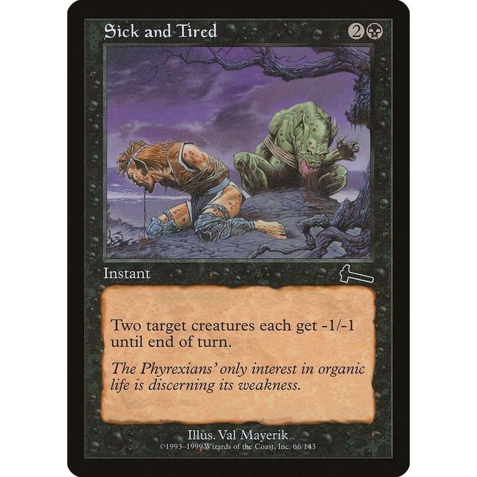 Image for Sick and Tired (66) (ULG) - Magic: The Gathering
