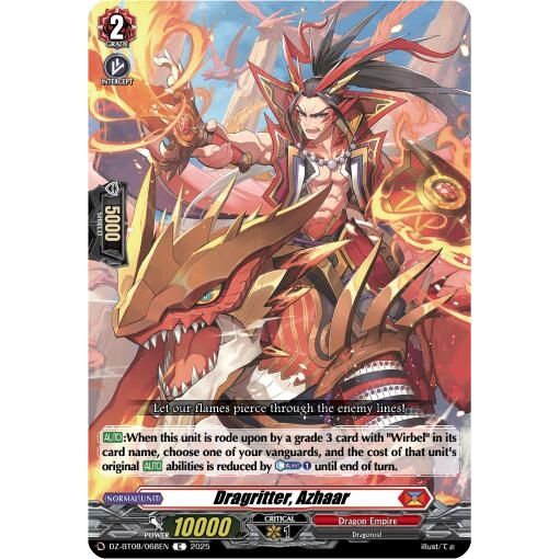 Image for Dragritter, Azhaar (DZ-BT08/068EN) (DZ-BT08) - Cardfight Vanguard