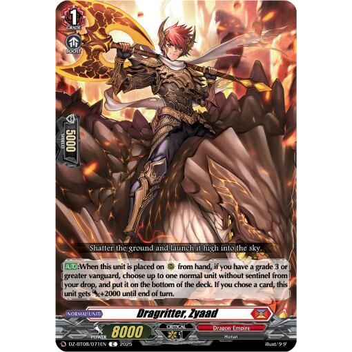 Image for Dragritter, Zyaad (DZ-BT08/071EN) (DZ-BT08) - Cardfight Vanguard